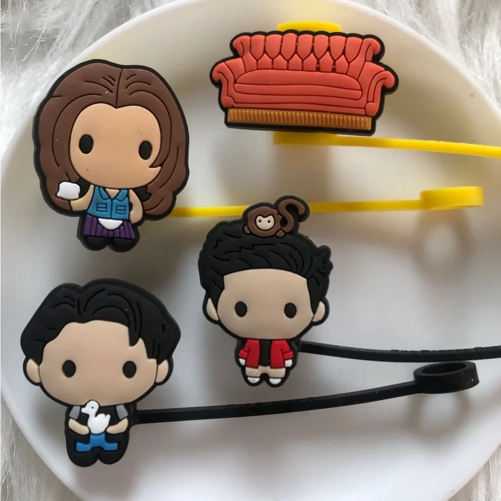 8 TV show-inspired party favors & straw covers!